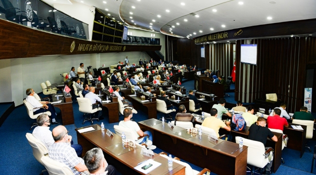 Büyükşehir belediye meclisi ağustos toplantısını tamamladı